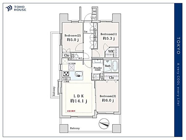 間取りを拡大表示