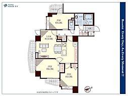 ダイアパレス板橋駅前スタツィオーネ 3LDKの間取図画像