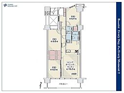 ヴィオスガーデン城山 3SLDKの間取図画像