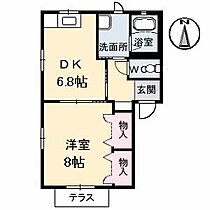 広島県福山市南松永町2丁目18-20（賃貸アパート1DK・1階・39.57㎡） その2