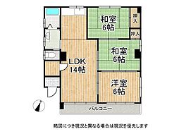 間取図画像 3LDK
