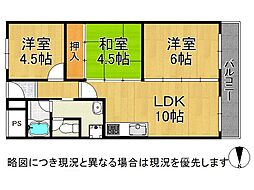 間取図画像 3LDK