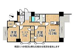 アーバンライフ六甲 2SDKの間取図画像