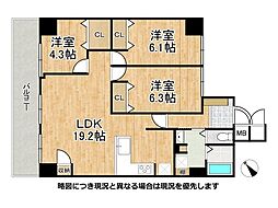 パティオ永沢 3LDKの間取図画像