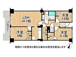 間取図画像 3LDK