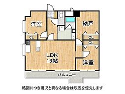 アヴァンセ岡本 2SLDKの間取図画像