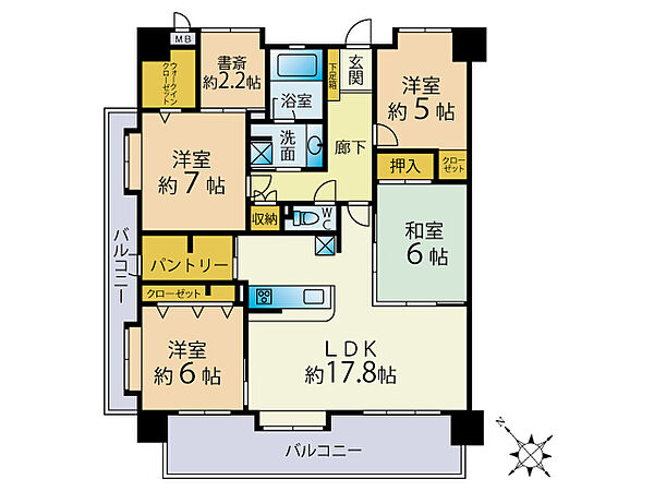 間取りを拡大表示