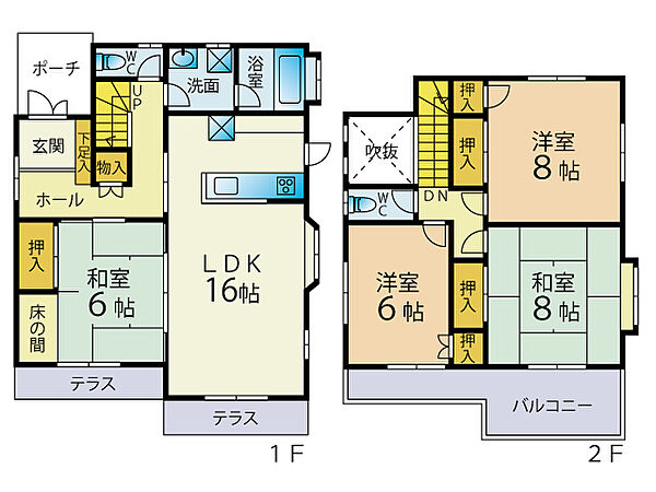 間取りを拡大表示