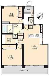 間取図画像 2SLDK