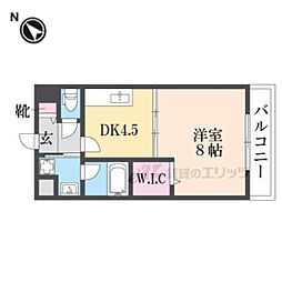 マ・メゾン15 3階1DKの間取り