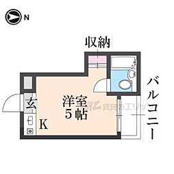 ストリートハウス ワンルームの間取図画像