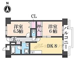 友井グレイス 2LDKの間取図画像
