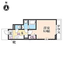 カーサ忍ケ丘 102 ｜ 大阪府四條畷市岡山2丁目（賃貸アパート1K・1階・28.20㎡） その1