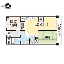 ハイネス生駒 204 ｜ 奈良県生駒市俵口町（賃貸マンション2LDK・2階・51.30㎡） その2