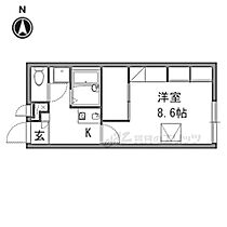 大阪府寝屋川市新家2丁目（賃貸アパート1K・2階・23.18㎡） その2