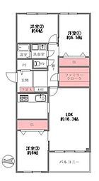 間取図画像 3LDK