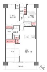 ステイツ西宮甲東園 2SLDKの間取図画像