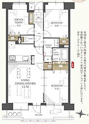 間取図画像 2SLDK