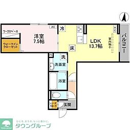 間取図画像 1LDK