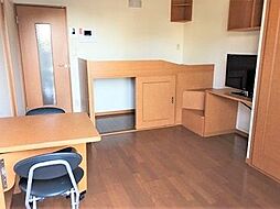 JR武蔵野線 吉川駅 バス15分 きよみ野一丁目下車 徒歩1分の賃貸アパート 1階1Kのリビング/ダイニング