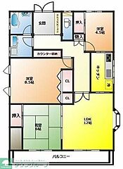 物件の間取り