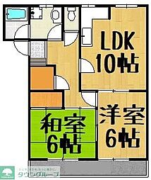 スターライフ宮本5 2SLDKの間取図画像