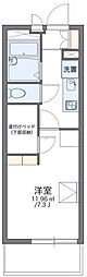 レオパレスコトーブロン 1Kの間取図画像