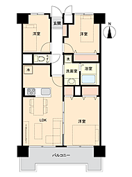 ライオンズマンション本川越第2 3LDKの間取図画像