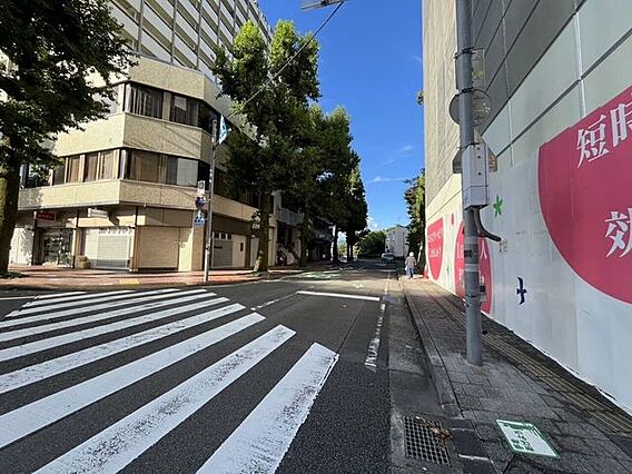 前面道路含む現...