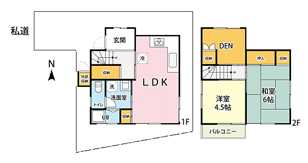 間取りを拡大表示