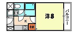 間取図画像 1K