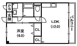間取図画像 1LDK
