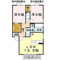 ヒルサイドテラスC棟 202 ｜ 兵庫県西脇市野村町茜が丘29-3（賃貸アパート2LDK・2階・59.58㎡） その2