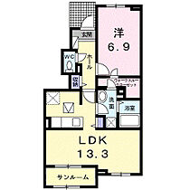 ビオーラ・ユー 102 ｜ 福井県大飯郡高浜町立石15号1番地1（賃貸アパート1LDK・1階・53.40㎡） その2