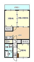 マンションエトワール 302 ｜ 京都府福知山市字和久市（賃貸マンション3LDK・3階・62.41㎡） その2