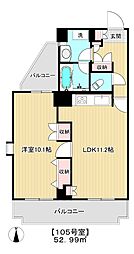 りべるてあん 1階1LDKの間取り