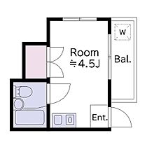 東京都中野区中央2丁目（賃貸アパート1R・2階・13.35㎡） その2