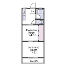 東京都中野区本町4丁目（賃貸アパート2K・2階・30.00㎡） その2