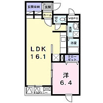 グゥテェ　ライゼ　Ｂ 206 ｜ 大阪府大東市寺川3丁目11番20（賃貸マンション1LDK・2階・52.37㎡） その2