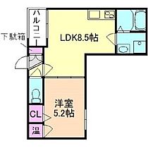 F asecia Lobelie 301 ｜ 大阪府大阪市城東区永田4丁目4-24（賃貸アパート1LDK・3階・31.57㎡） その2