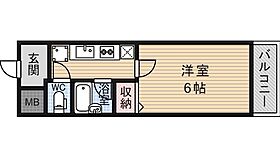 シェルビュー  ｜ 大阪府吹田市千里山東１丁目（賃貸マンション1R・1階・20.52㎡） その2