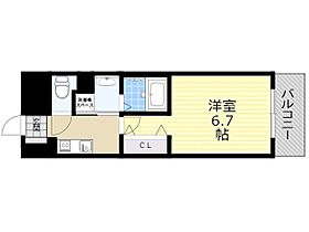 T Clef  ｜ 大阪府豊中市末広町１丁目6番22号（賃貸マンション1K・3階・25.60㎡） その2