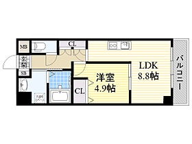 フローレンス江坂  ｜ 大阪府吹田市広芝町9番9号（賃貸マンション1LDK・3階・36.85㎡） その2