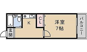 シャトー野間  ｜ 大阪府箕面市粟生間谷西３丁目（賃貸マンション1K・2階・22.00㎡） その2