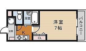 ハイツコンフォートB棟  ｜ 大阪府箕面市粟生間谷西７丁目（賃貸アパート1K・2階・22.68㎡） その2