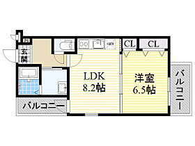 くすのきアパートメント1  ｜ 大阪府吹田市寿町２丁目28番23号（賃貸アパート1LDK・3階・36.42㎡） その2