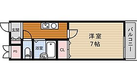 ウィン蛍池  ｜ 大阪府豊中市螢池東町１丁目（賃貸アパート1K・3階・23.08㎡） その2