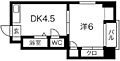 江坂はなヴィラ4階4.3万円