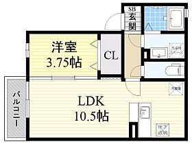 リンデンバウム B棟  ｜ 大阪府茨木市彩都あさぎ５丁目10番32-2号（賃貸アパート1LDK・2階・36.09㎡） その2