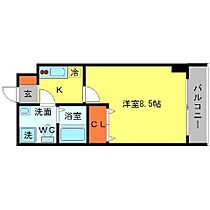 SERENiTE江坂四番館  ｜ 大阪府吹田市垂水町３丁目（賃貸マンション1K・6階・24.89㎡） その2